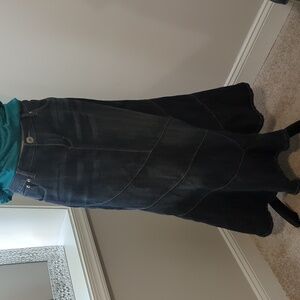 Denim Jean Maxi Skirt